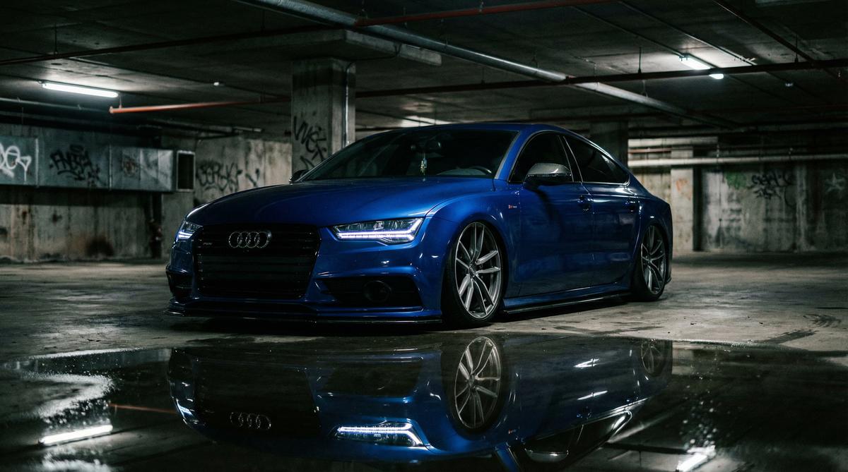 抖荫短视频 - 奥迪A7夜景视频